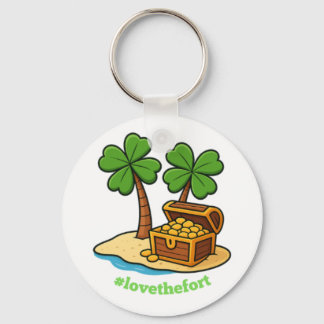 Porte-clés St. Patrick's Day Tropical Island Keychain