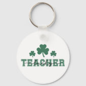 Porte-clés St. Patricks Jour Professeur chanceux (Recto)