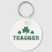 Porte-clés St. Patricks Jour Professeur chanceux (Verso)