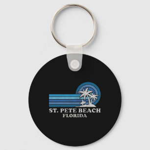 Porte-clés St Pete Beach Floride Vintage Famille Vacat été