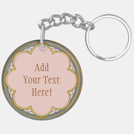 Porte-clés St. Peter Claver (BK 058) Round (Dos gauche)