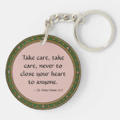 Porte-clés St. Peter Faber (BK 051 ; citation célèbre) (Dos)