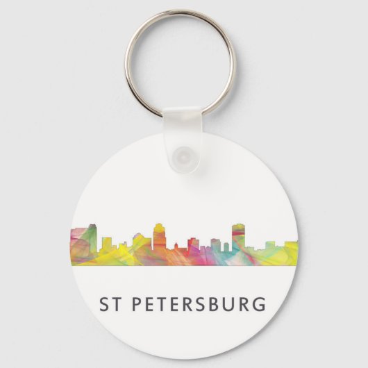 PORTE-CLÉS ST PETERSBURG FLORIDA SKYLINE WB1 - (Recto)