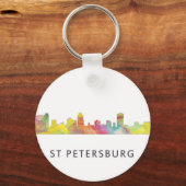 PORTE-CLÉS ST PETERSBURG FLORIDA SKYLINE WB1 - (Recto)