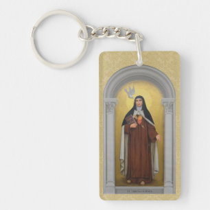 Porte-clés St Teresa d'Avila Teresa de prière de Jésus