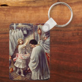 Porte-clés St. Teresa throws flowers to the Blessed Sacrament (Verso)