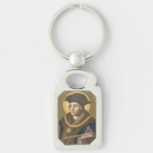 Porte-clés St. Thomas More (SAU 026) Rectangle métallique