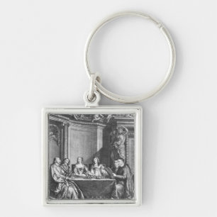 Porte-clés St Vincent de Paul et Jules cardinal Mazarin