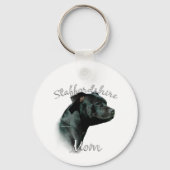 Porte-clés Staffordshire Bull Terrier Maman 2 (Verso)