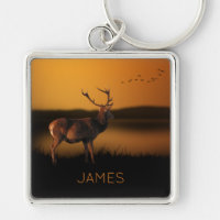 Stag Sunrise Misty Morning Deer Personnalisé