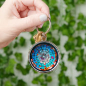 Porte-clés Stained glass ocean tropical fish (Main)