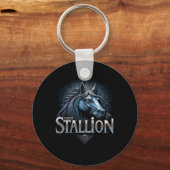 Porte-clés Stallion de nuit 2 (Recto)