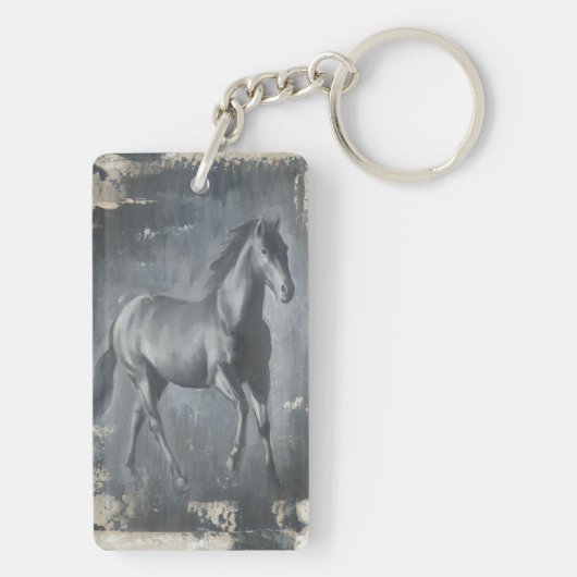 Porte-clés Stallion noir (Dos)