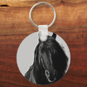 Porte-clés Stallion noir (Recto)