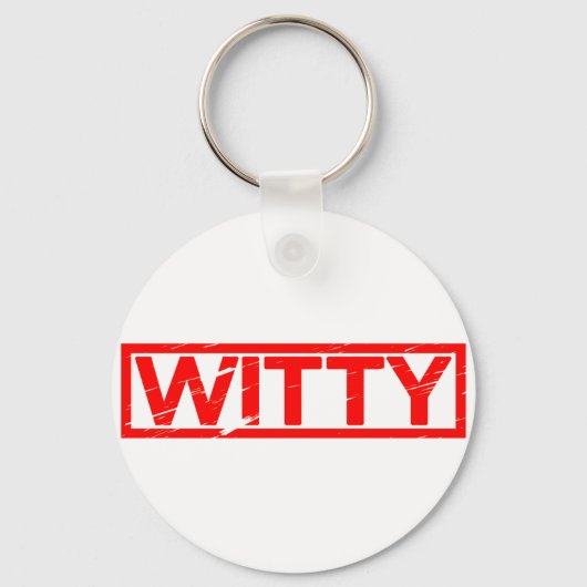 Porte-clés Stamp Witty (Recto)