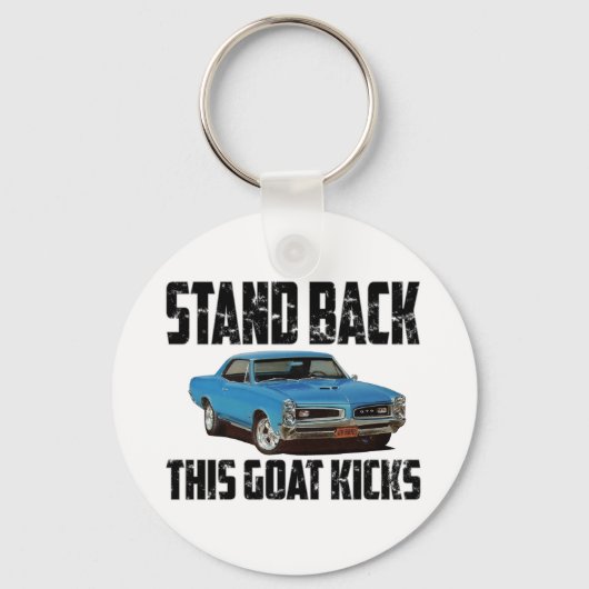 Porte-clés Stand Back This Goat Kicks (Recto)