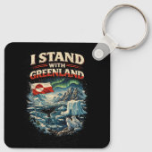 Porte-clés Stand with Greenland (Dos)