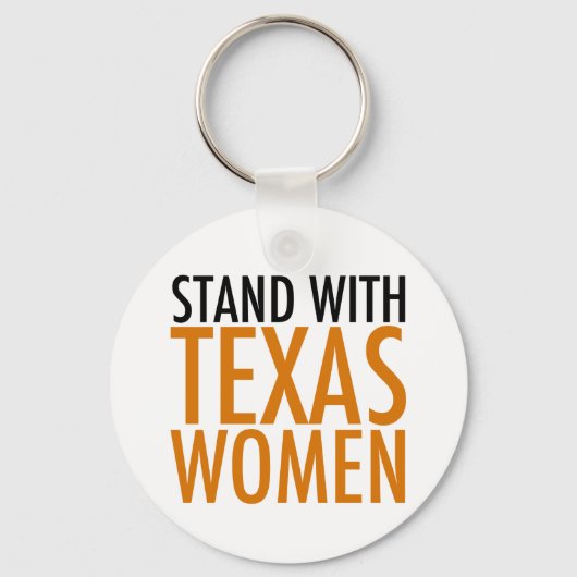 Porte-clés Stand with Texas Women (Recto)