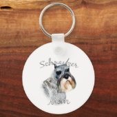Porte-clés Standard Schnauzer Mom 2 (Verso)