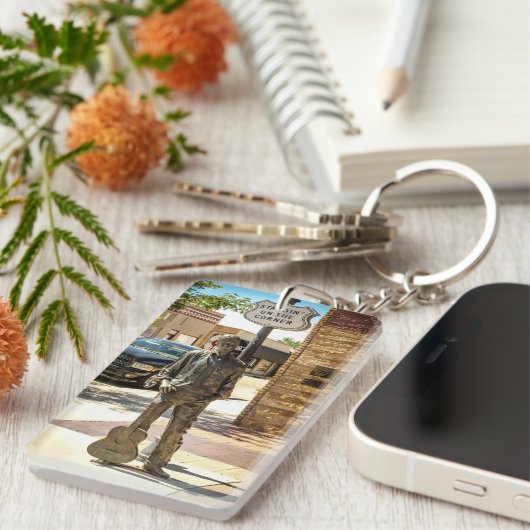 Porte-clés Standin sur le coin en Winslow, AZ. (Devant droit)