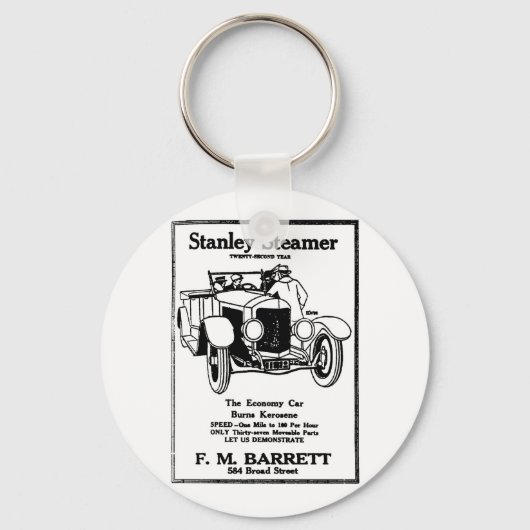 Porte-clés Stanley Steamer Ad Porte - clé 1928 (Recto)