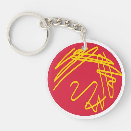 Porte-clés Staph aureus et Salmonella typhi Culture (Devant)