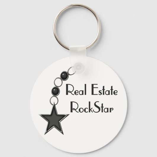 Porte-clés Star de rock immobilier (Recto)
