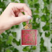 Porte-clés STAR DU MATIN, rouge, marron (main)