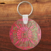 Porte-clés STAR DU MATIN, rouge, marron (Recto)