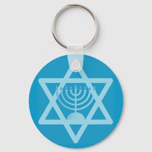 Porte-clés Star of David Menorah