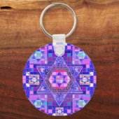 Porte-clés Star of David mosaic (Recto)