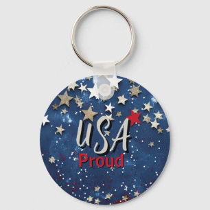 Porte-clés Star Spanged USA Fière