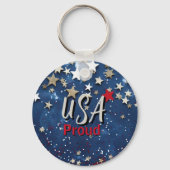 Porte-clés Star Spanged USA Fière (Verso)