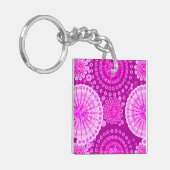 Porte-clés Starburds et pingwheel, améthyste violet (Devant gauche)