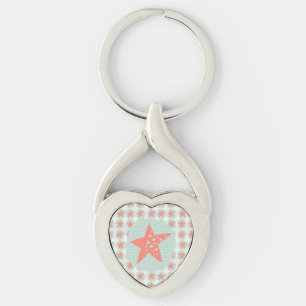 Porte-clés Starfish Whimsical Mer Océan Nautique