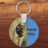 Porte-clés Starling dans Saguaro Cactus Photo Southwest Bird (Recto)