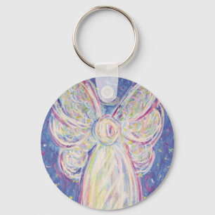 Porte-clés Starry Night Guardian Angel Art Charm Porte - clés