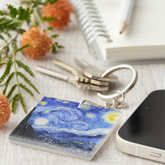 Porte-clés Starry Night Van Gogh (Devant Droit)