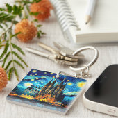 Porte-clés Starry Sagrada Familia Barcelona (Devant Droit)