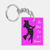 Porte-clés Starry Witch My Other Car is a Broom (Devant gauche)