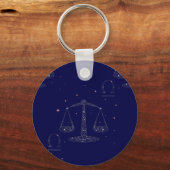 Porte-clés stars libra (Recto)