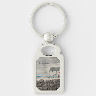 Porte-clés Station balnéaire de Morecambe Beach Hut Lancashir