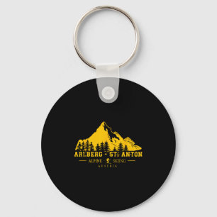 Porte-clés Station de ski Arlberg St. Anton Autriche Ski alpi