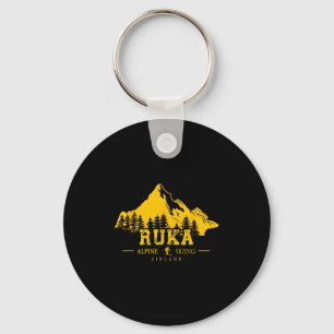 Porte-clés Station de ski Ruka Finlande Kuusamo Rukatunturi A