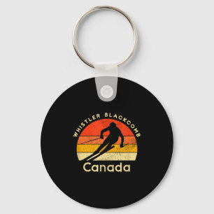 Porte-clés Station de ski vintage blackcomb whistler canada m