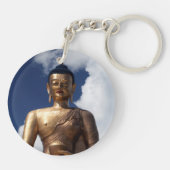 Porte-clés Statue de Bouddha assis (Dos)