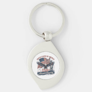 Porte-clés Statue de la Liberté aigle chauve 250e anniversair