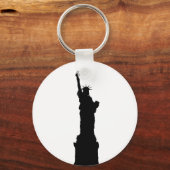 Porte-clés Statue de la liberté Silhouette (Recto)