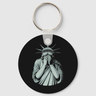 Porte-clés Statue de la Liberté Triste Amérique