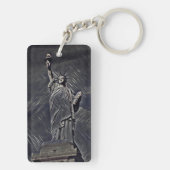 Porte-clés Statue de la peinture de liberté (Dos)
